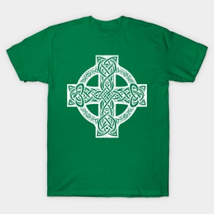 Vintage Style Traditional Celtic Cross Design T-Shirt